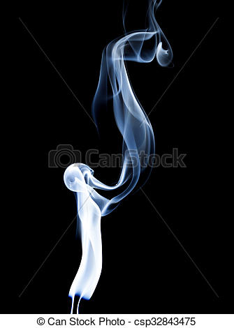 Picture Of Wisp Of Smoke   Wisp Of Smoke On Black Background