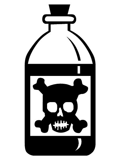 Poison Bottle Skull By Kwg2200   Redbubble