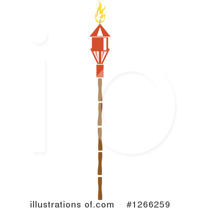 Royalty Free  Rf  Tiki Torch Clipart Illustration By Bnp Design Studio