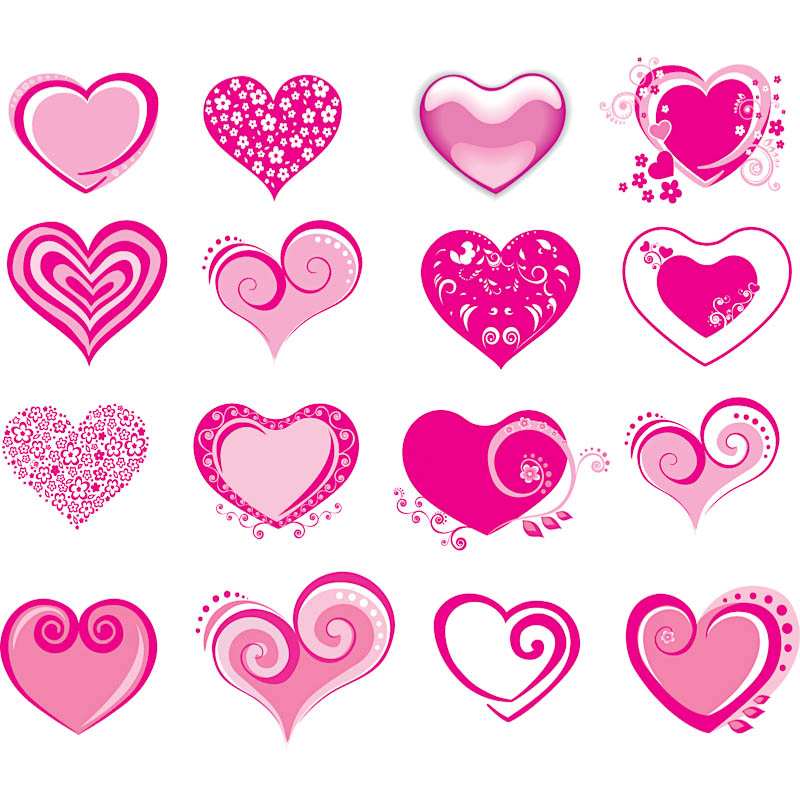 Valentines Day Hearts Vector   Vector Graphics Blog