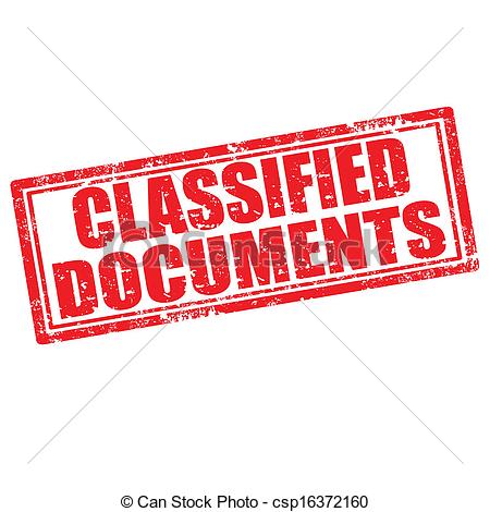 Vector   Classified Documents Stamp   Stock Illustration Royalty Free