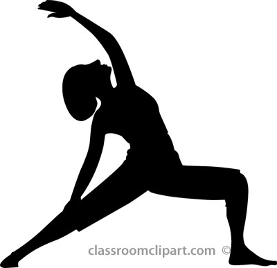 Yoga Silhouette Clip Art