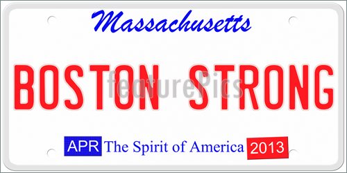 Boston Strong License Plate Illustration  Clip Art To Download At