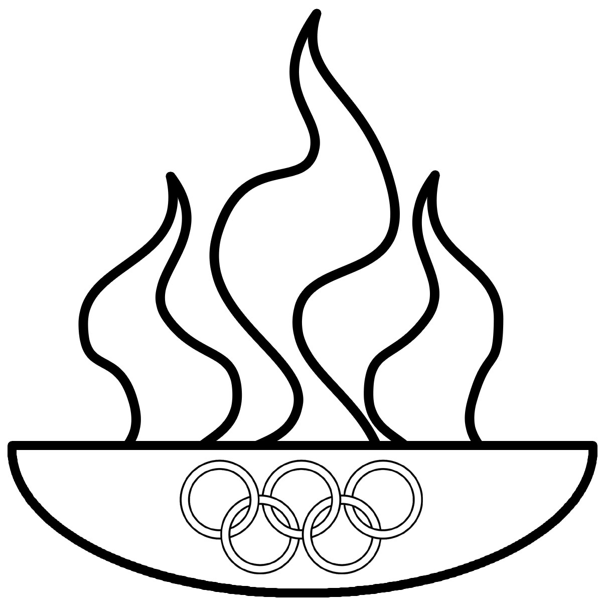 Clip Art  Summer Olympics Medal B W   Abcteach