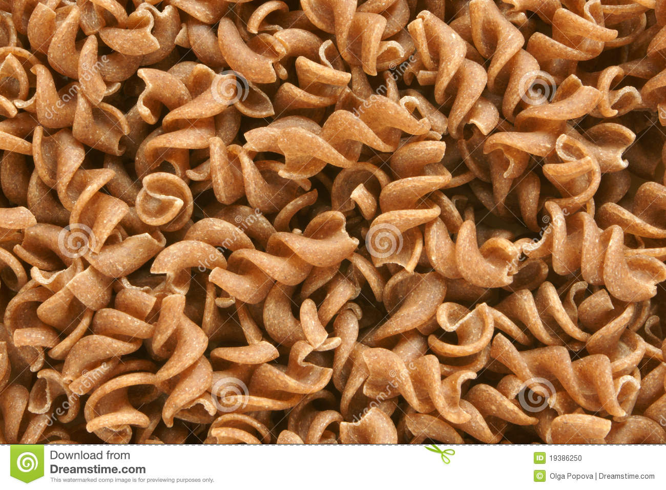 Close Up Of Rye Pasta   Spiral Shaped Stock Photo   Image  19386250