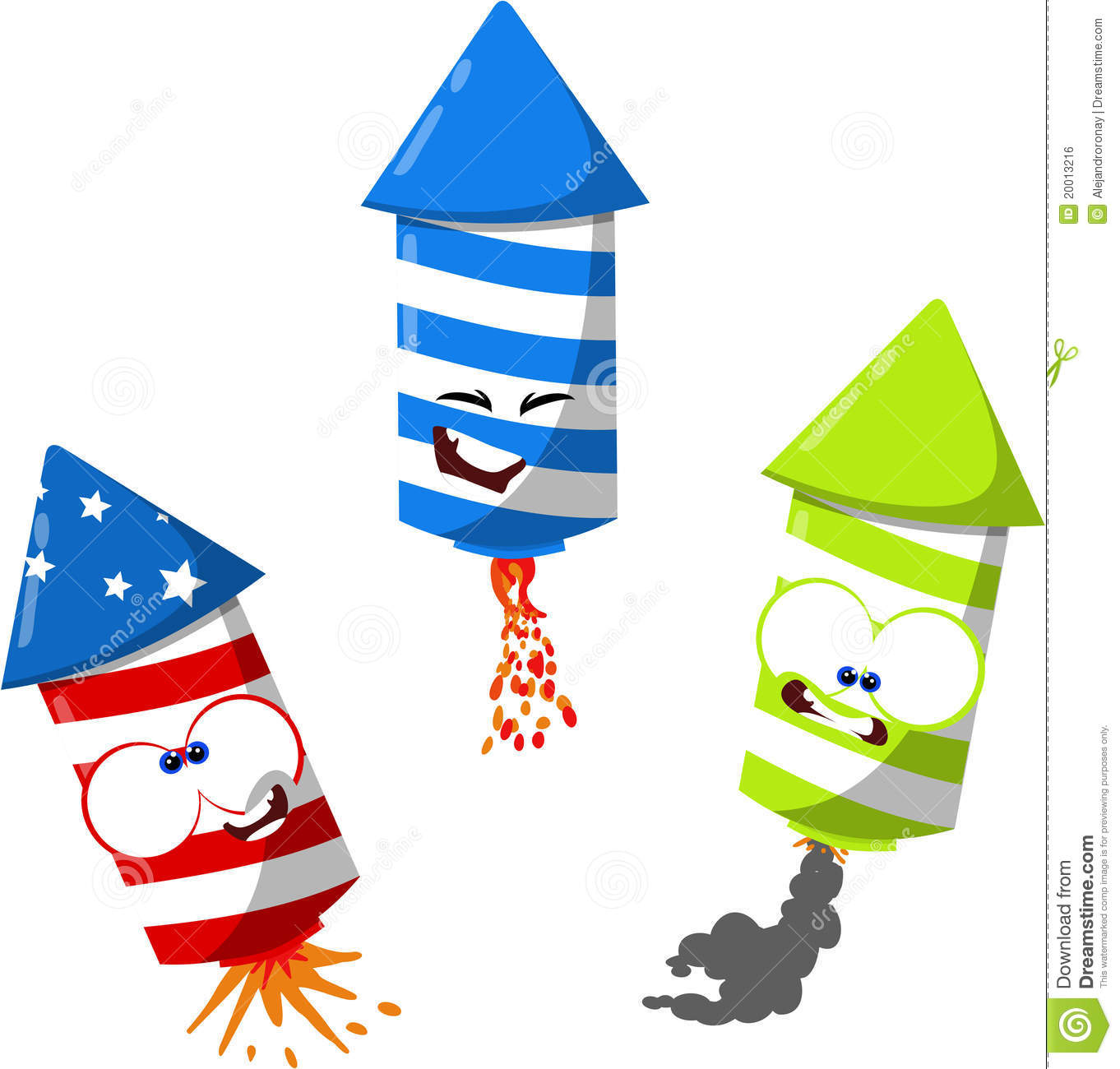 Cute 4th Of July Fireworks Royalty Free Stock Image   Image  20013216