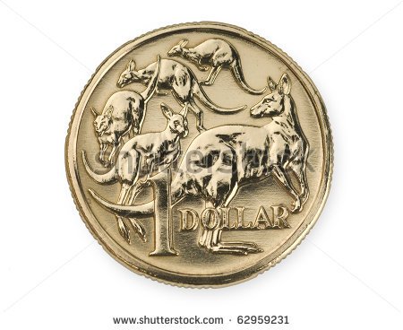 Dollar Coin Clipart Australian One Dollar Coin
