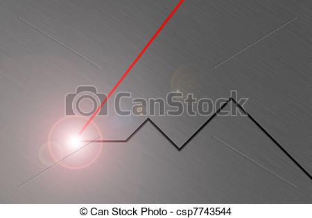 Drawing Of Laser Beam Cuts Brushed Metal Csp7743544   Search Clip Art    