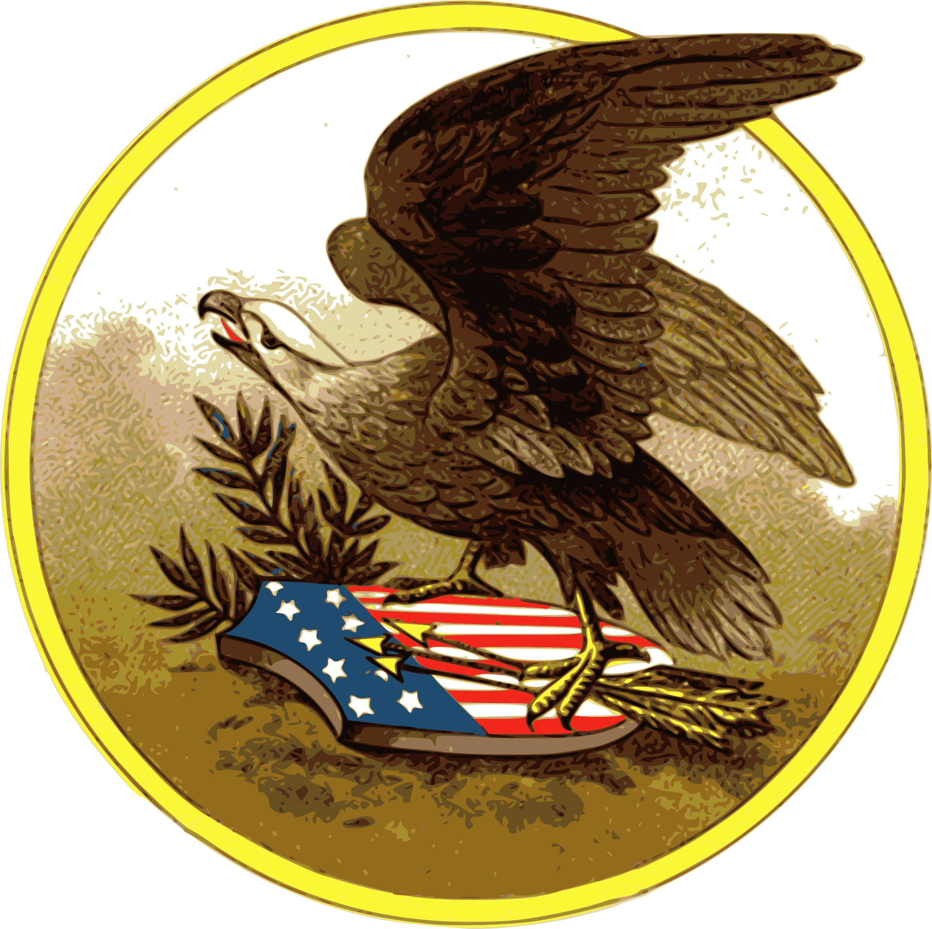     Free Clip Art  American Patriotic Eagles Clip Art For The 4th Of July