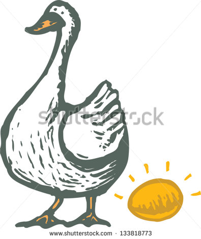 Goose Golden Egg Stock Photos Illustrations And Vector Art