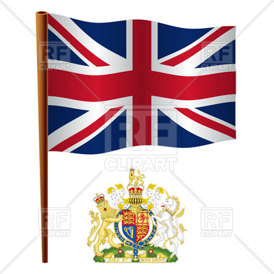 Great Britain Flag And Coat Of Arms Signs Symbols Maps Download