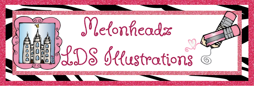 Melonheadz Lds Illustrating  Girls Camp Illustrations