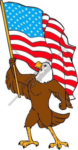 Patriotic Eagle Clipart   Free Clip Art Images