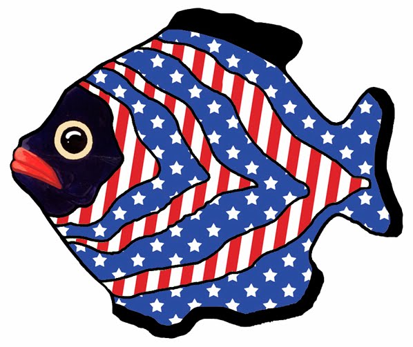 Tropical Fish   Set A 12   God Bless America   Fourth Of July Theme
