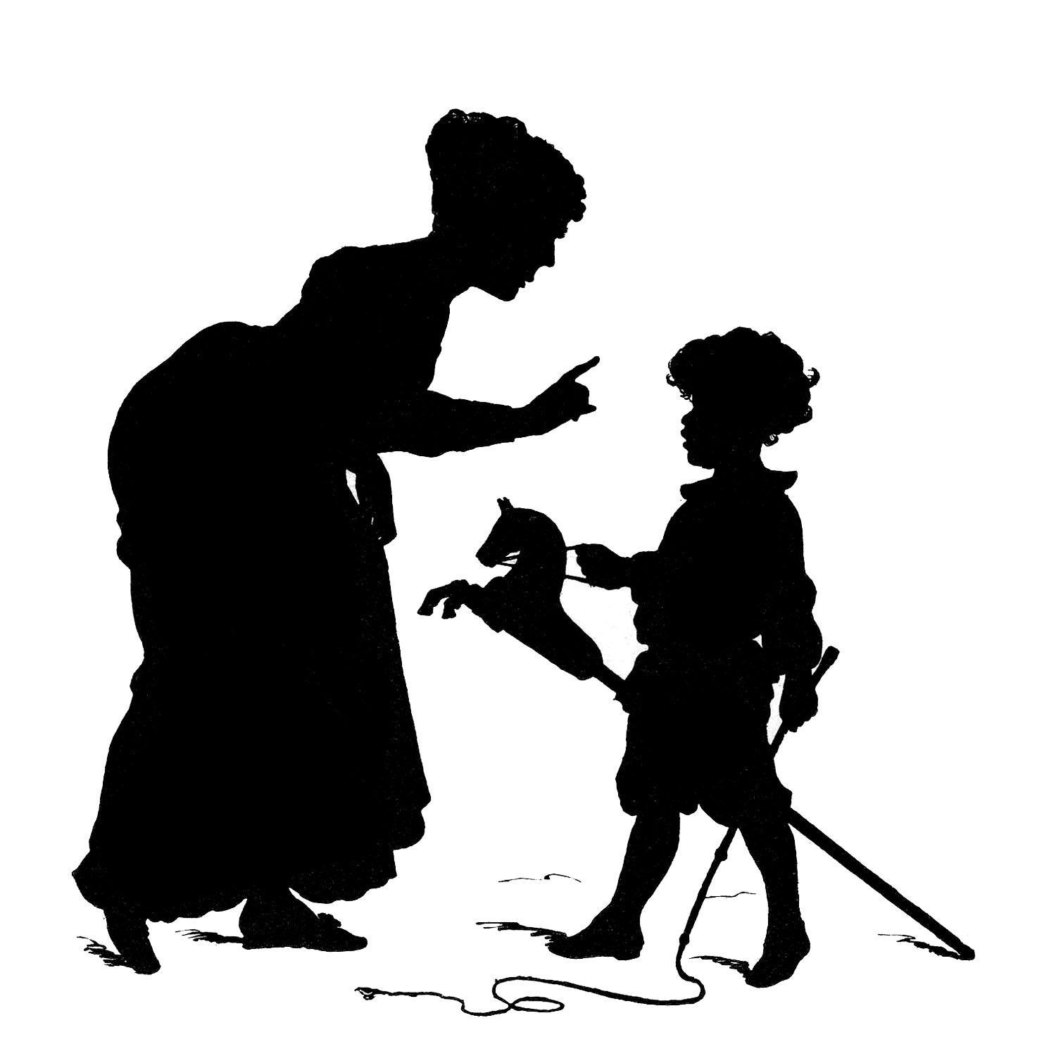 Vector Downloads   Mother S Day Silhouette 2   The Graphics Fairy