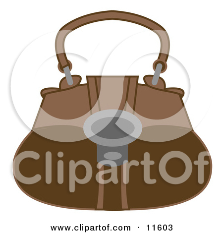 Woman S Blue Purse Hand Bag Clipart Picture
