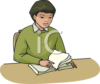 Children Reading Clipart Pictures