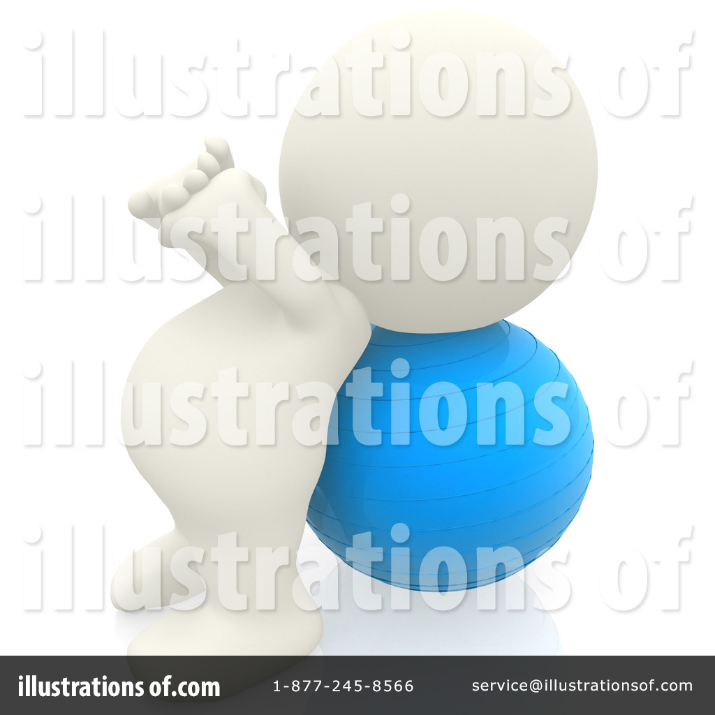 Exercise Ball Clipart  221210 By Andresr   Royalty Free  Rf  Stock