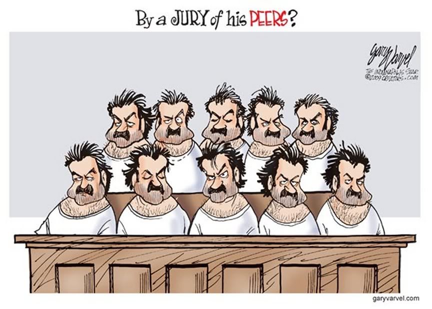 Jury Box Cartoon Terrorists Tried By A Jury Of