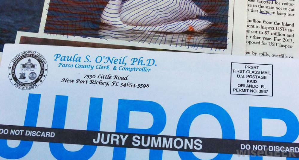 Jury Duty Summons Envelope What Is Jury Duty
