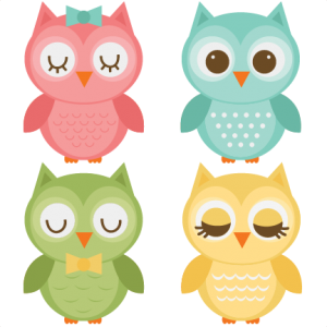 Miss Kate Cuttables  Owl Baby Banner