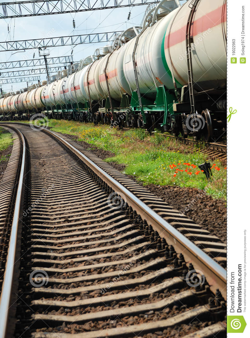 More Similar Stock Images Of   Oil Transportation In Tanks By Rail