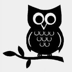     Nadia De Bruin On Pinterest   Owl Stencil Owl Silhouette And Cute Owl