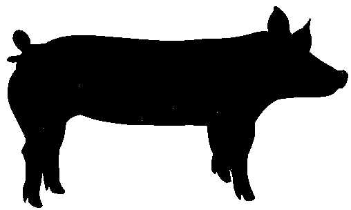 Pig Silhouette Clip Art   Cliparts Co
