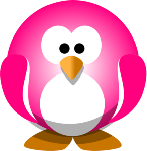 Pink Penguin Clip Art At Clker Com   Vector Clip Art Online Royalty
