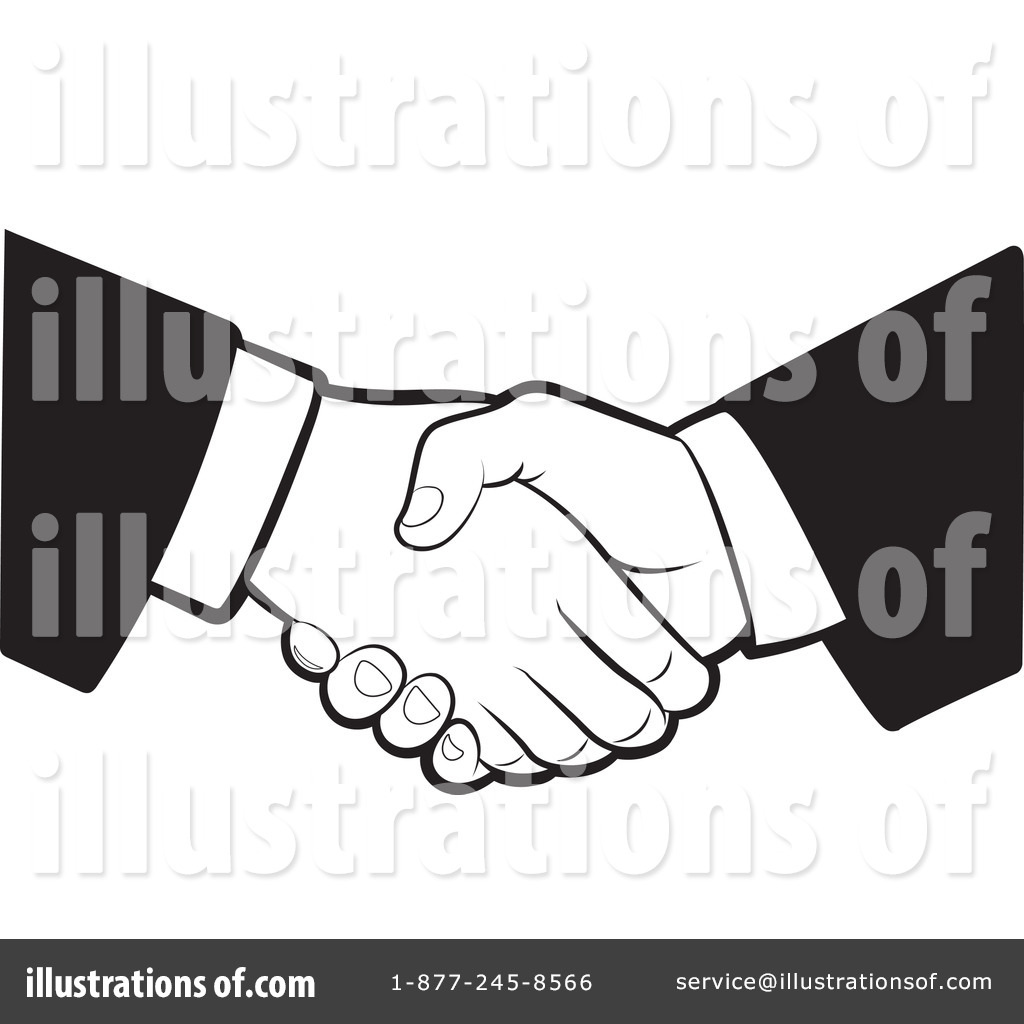 Royalty Free  Rf  Handshake Clipart Illustration By Lal Perera   Stock