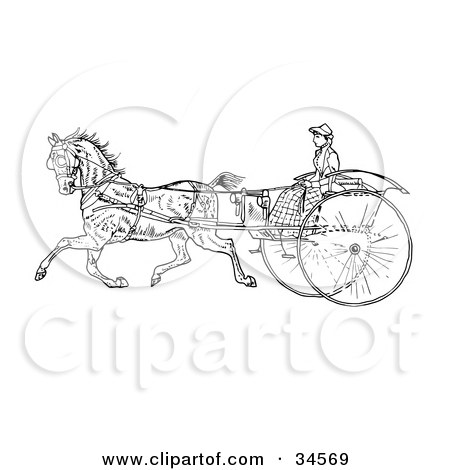 Royalty Free Vector Clip Art Illustration Of A Black And White Amish