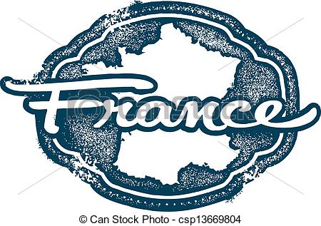 Vector   Vintage France European Country   Stock Illustration Royalty