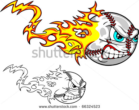 Baseball Flames Stock Photos Images   Pictures   Shutterstock