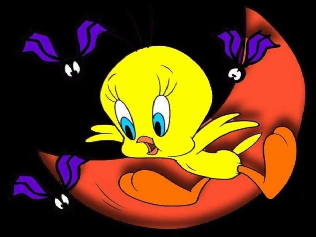 Bird Tweety Bird Cartoon Character Decked Out For This Free Halloween