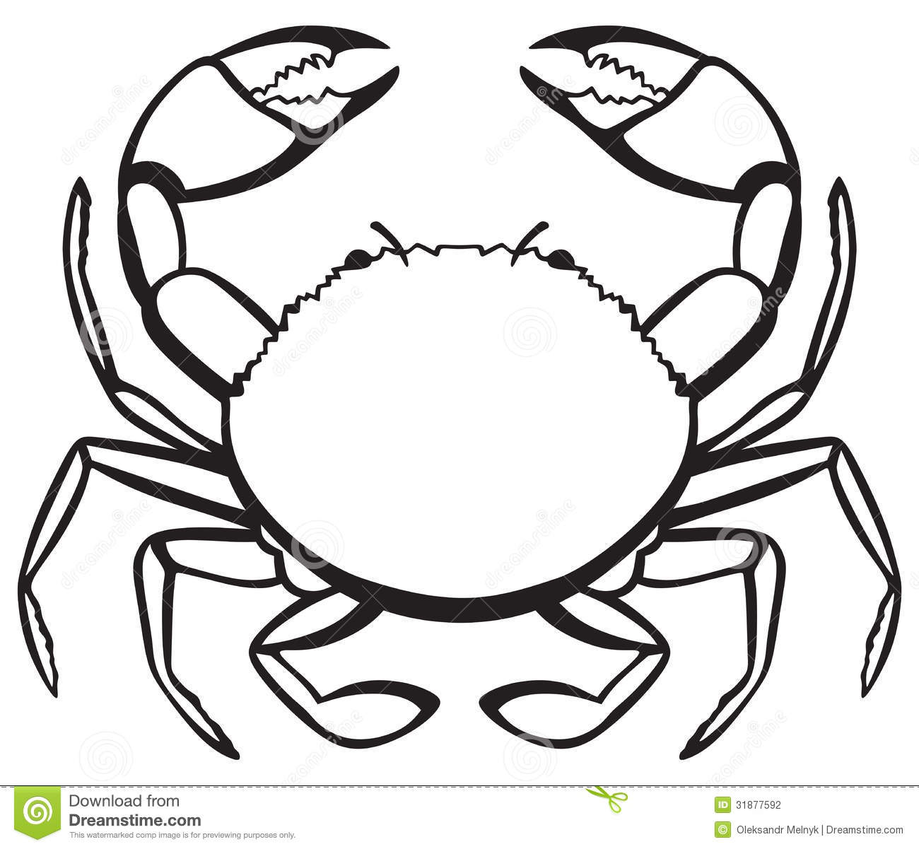 Blue Crab Clipart Black And White   Clipart Panda   Free Clipart
