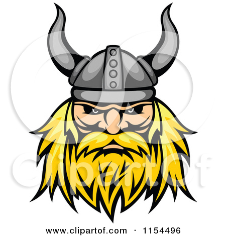 Brute Clipart 1154496 Clipart Of An Aggressive Blond Viking Warrior