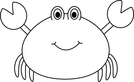 Crab Black And White Clipart Black And White Crab Clip Art