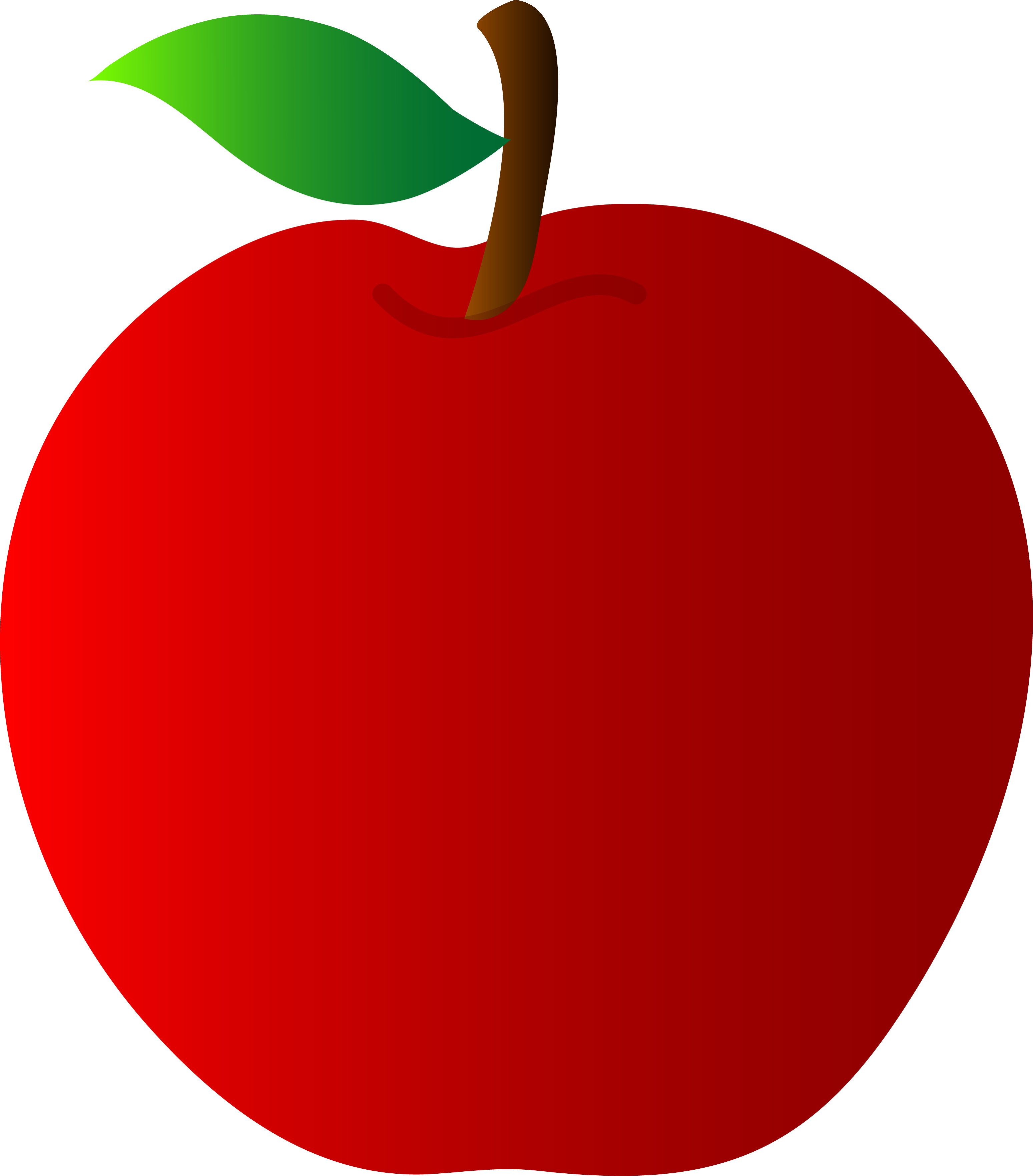 Cute Apple Clip Art Apple Red 1 Clipart Png