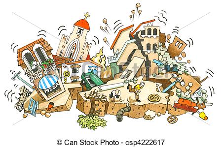 Earthquake Clipart Stock Photo   Earthquake