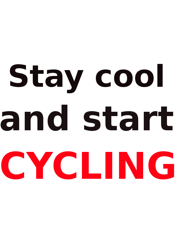 Free Stay Cool   Start Cycling