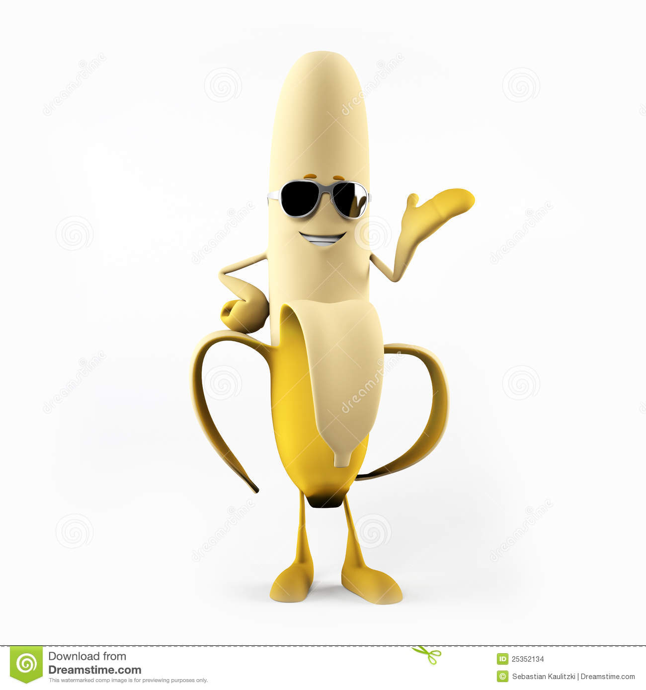 Funny Banana Stock Images   Image  25352134
