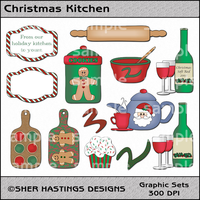 Play Kitchen Clipart Cooking Clipart   Digital