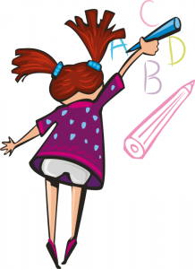 Share Girl Drawing Abcs Clipart With You Friends