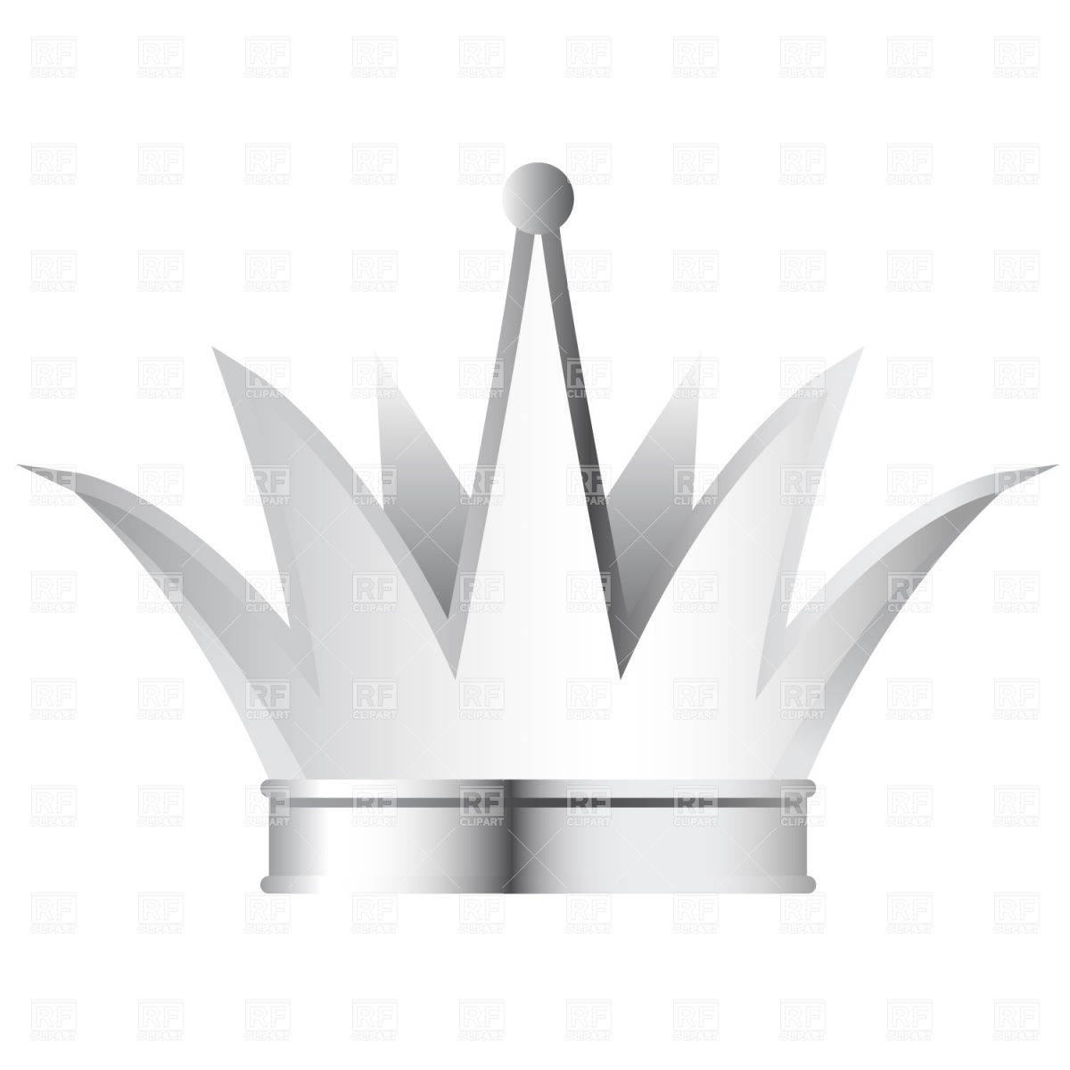 Silver Crown 1008 Objects Download Royalty Free Vector Clipart  Eps    