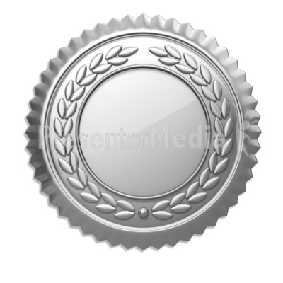 Silver Seal   Signs And Symbols   Great Clipart For Presentations    