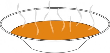 Steaming Pumpkin Soup Clip Art Free Vector In Open Office Drawing Svg