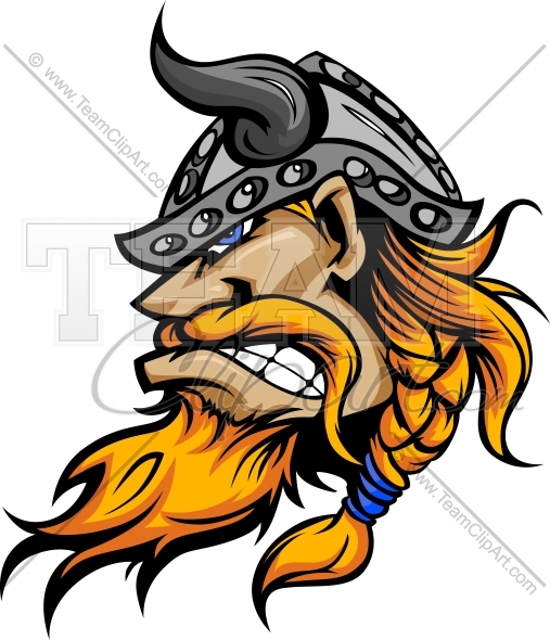 Viking Mascot Clipart Image  Easy To Edit Downloadable Vector Format