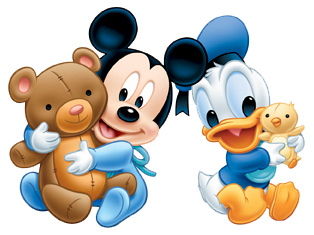 Baby Mickey   Donald W Stuffed Toys