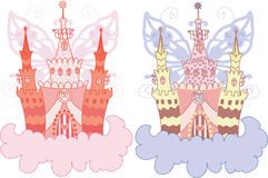 Cartoon Fairy Castle Set Royalty Free Stock Photography   Image    