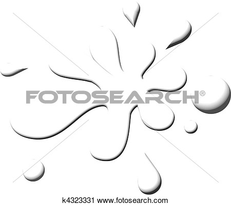 Clipart   White Paint Splodge  Fotosearch   Search Clip Art